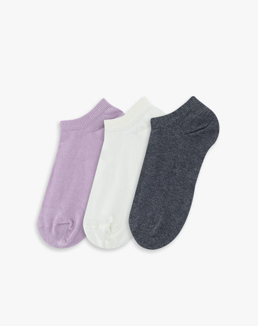 Medias mujer tobillera corta pack x3 surtido