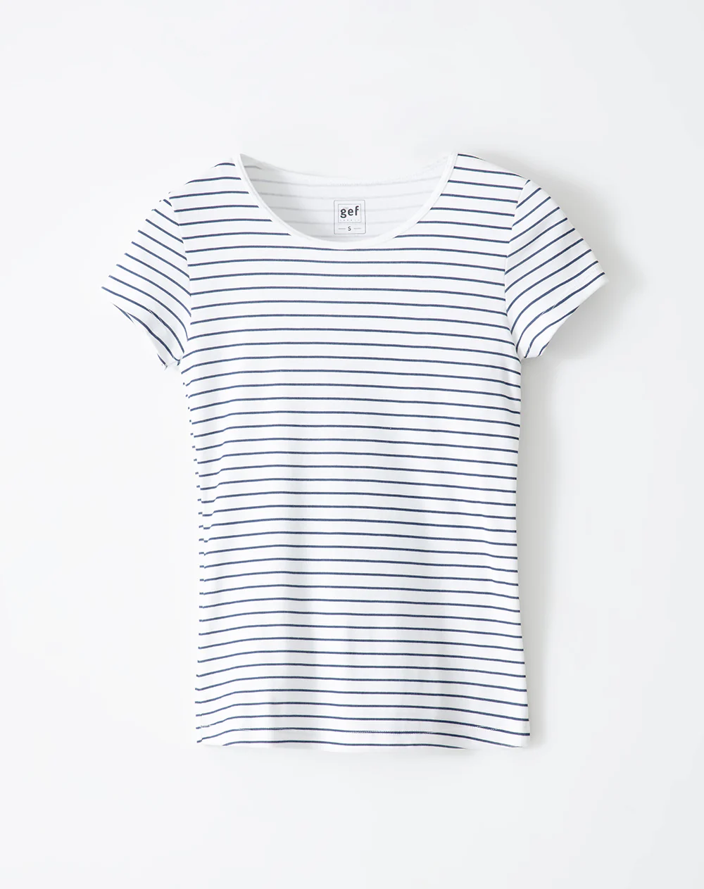 Camiseta slim algodón rayas mujer - Image 5