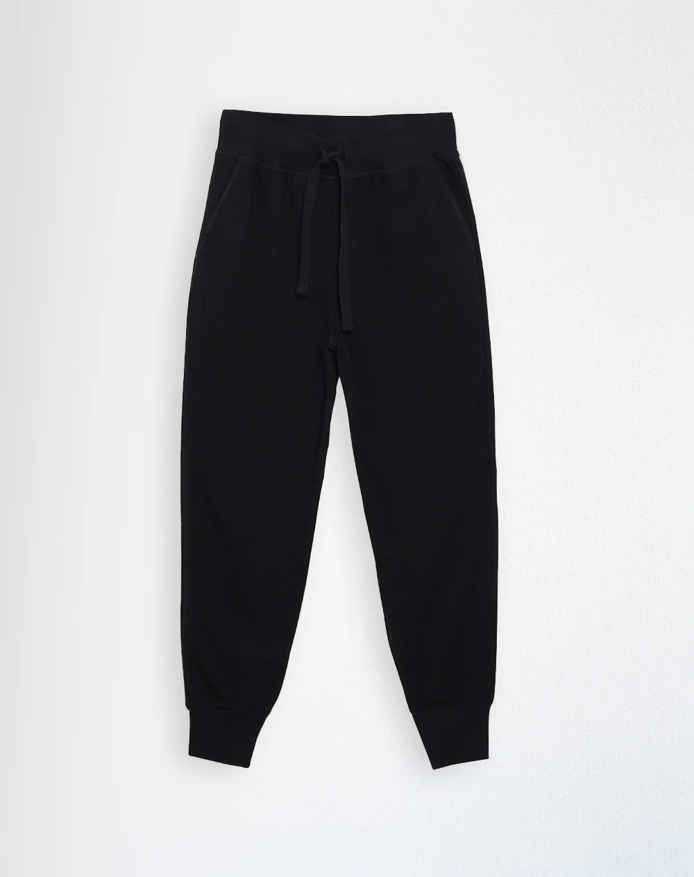 Jogger tiro medio algodón negro mujer - Image 6