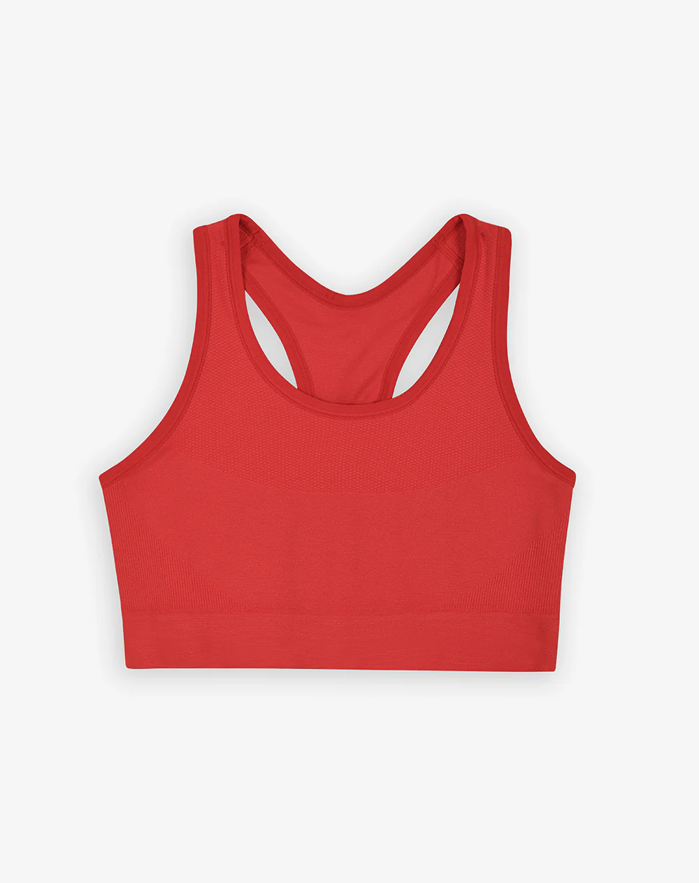 Top deportivo soporte alto seamless rojo - Image 5