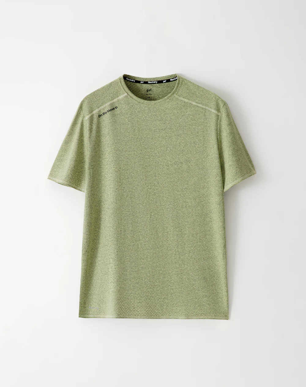 Camiseta deportiva control humedad amarilla hombre - Image 5