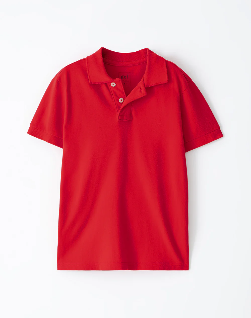 Polo regular algodón roja niño - Image 5