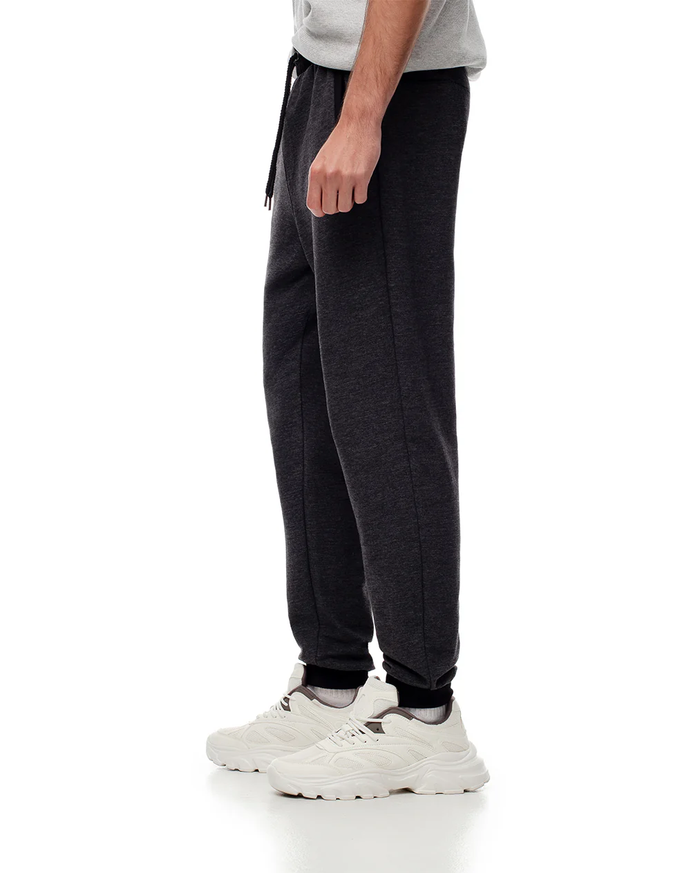 Jogger relax algodón negro hombre - Image 4