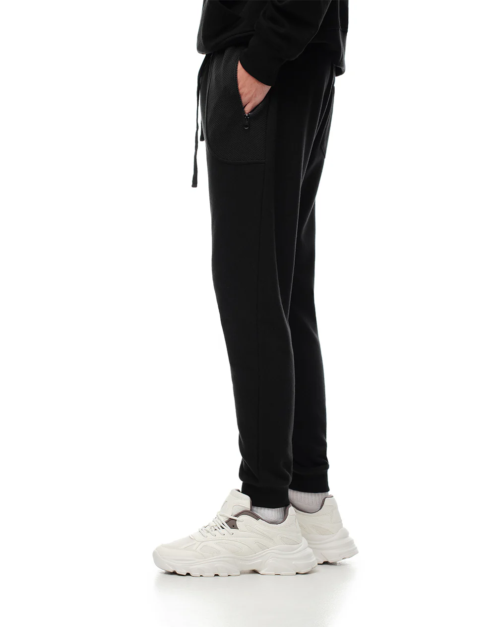 Jogger regular negro hombre - Image 4