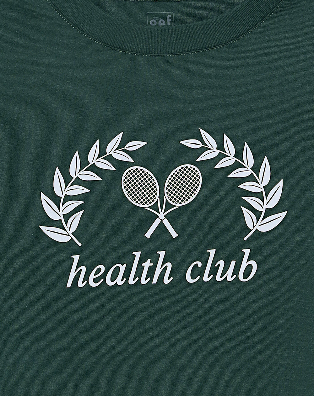 Camiseta crop regular algodón verde mujer - Image 6