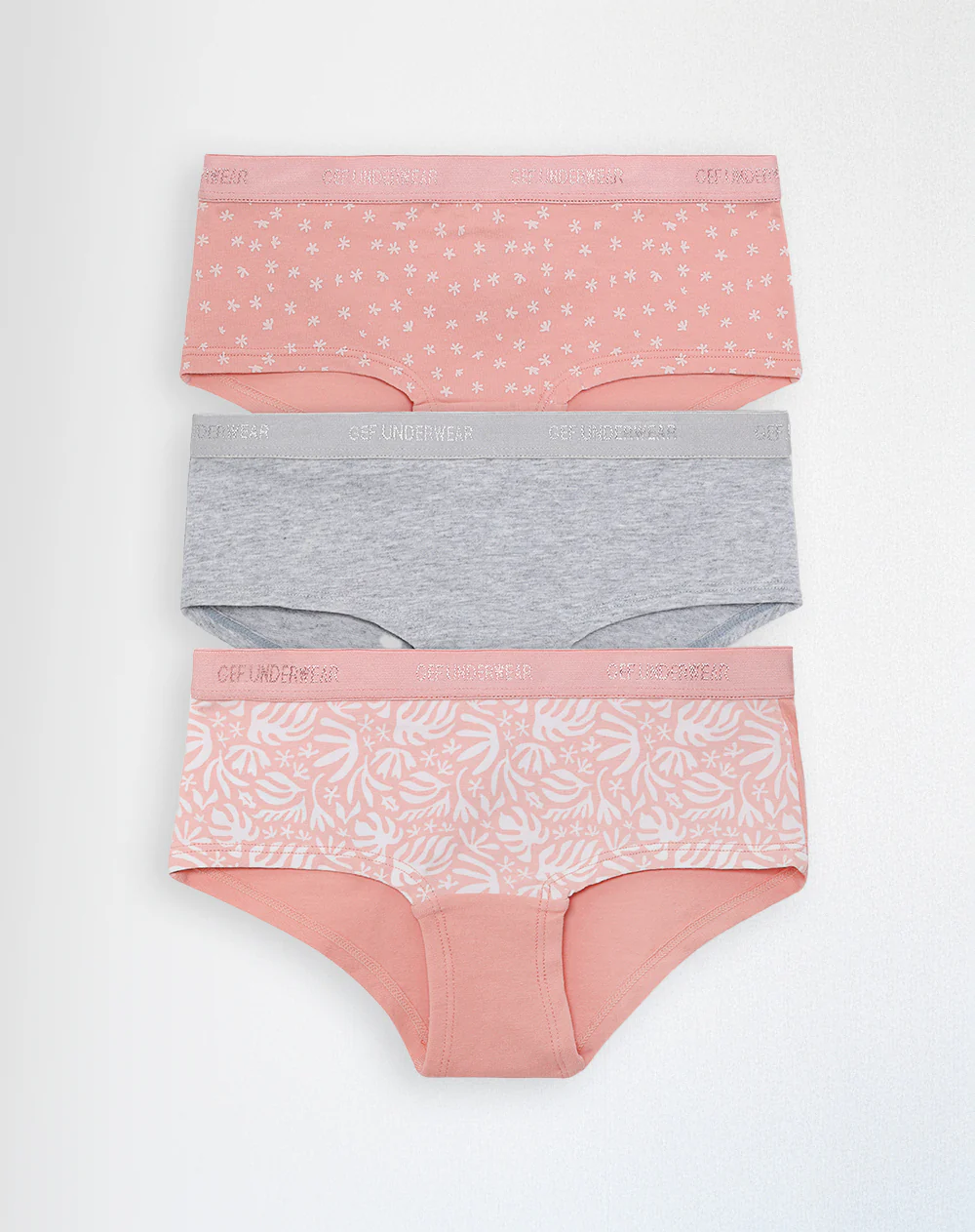 Panty niña algodón x3unds surtido