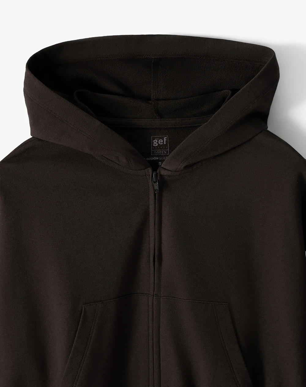 Chaqueta regular algodón chocolate mujer - Image 7