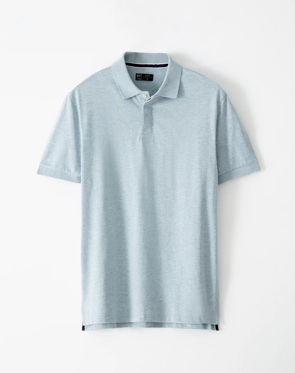 Polo slim algodón azul hombre - Image 6