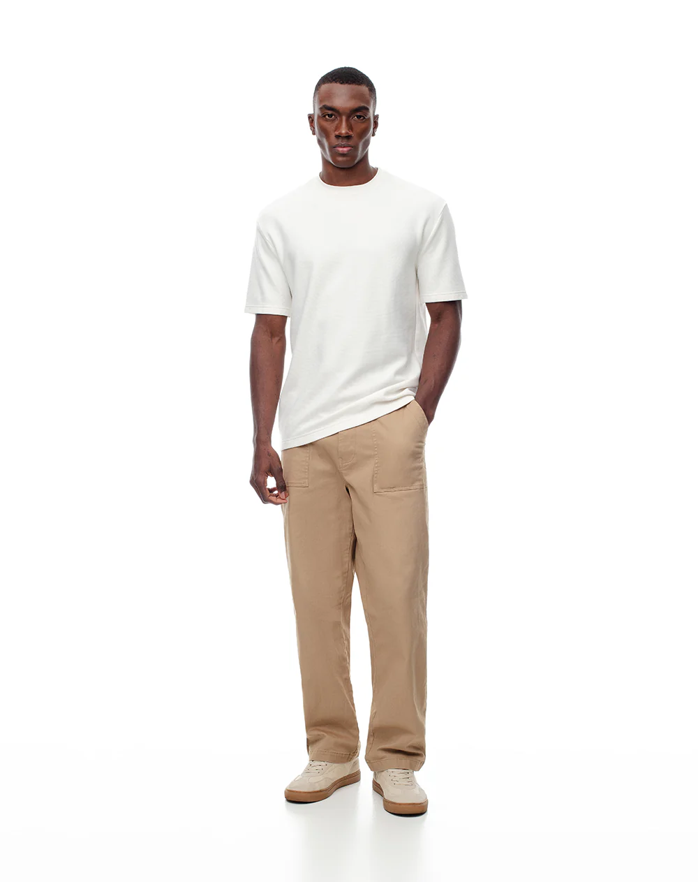 Camiseta regular crudo hombre - Image 4