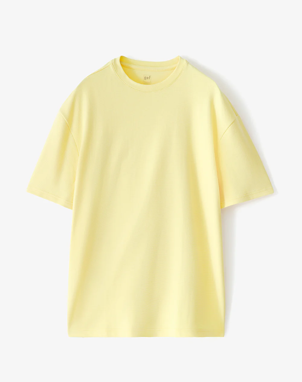 Camiseta regular amarilla hombre - Image 6