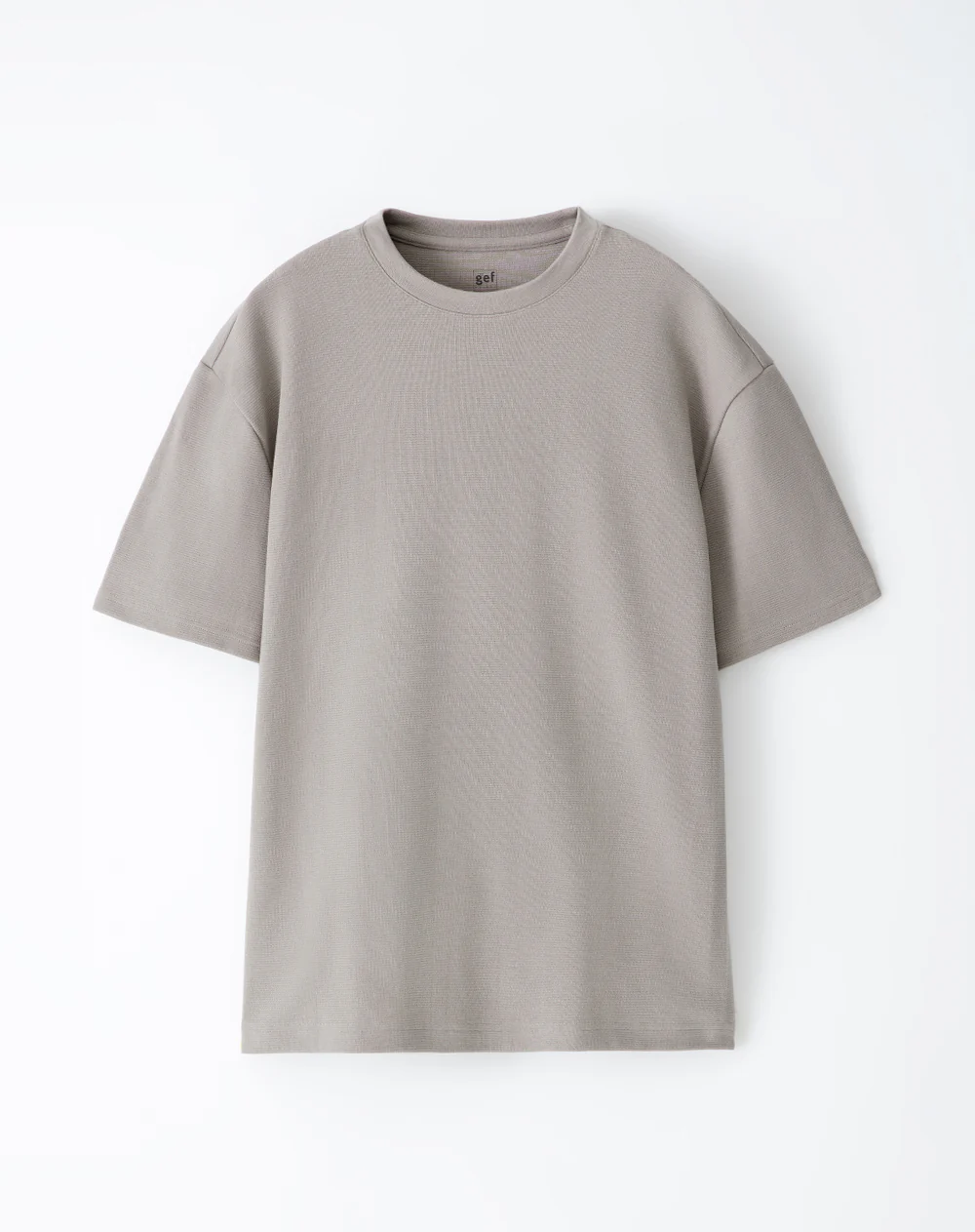 Camiseta regular taupe hombre - Image 6