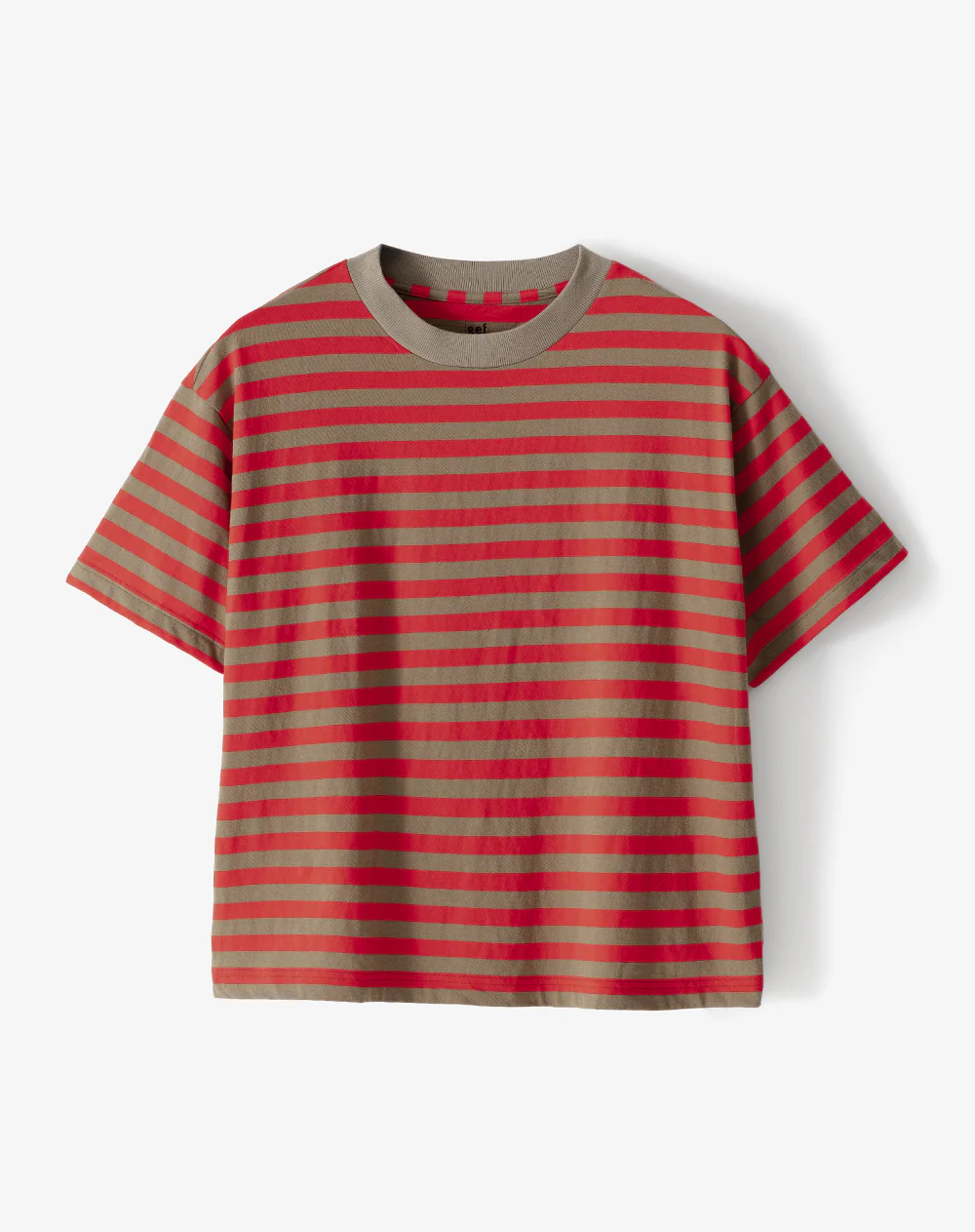 Camiseta oversize algodón rayas mujer - Image 6