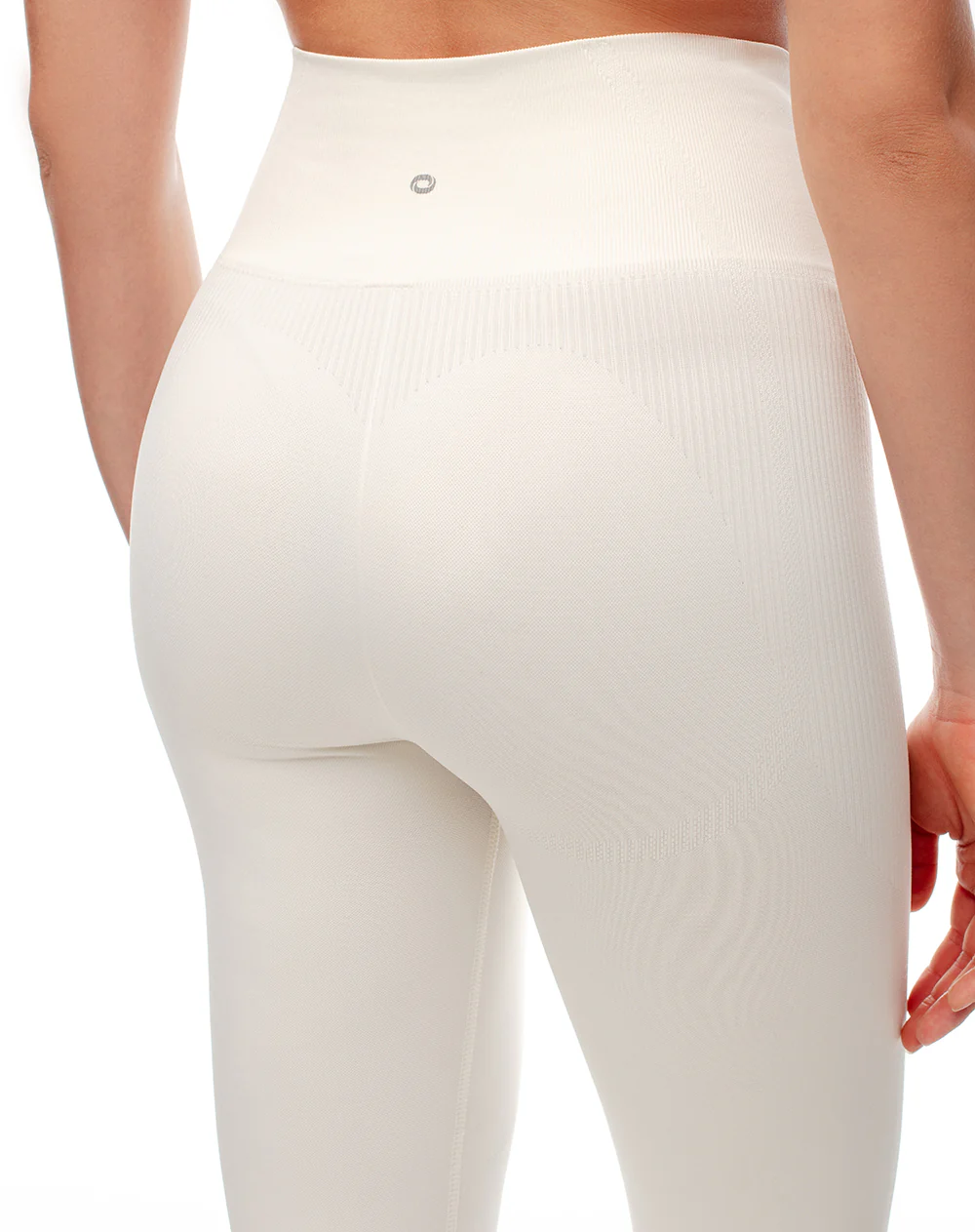 Legging deportivo seamless blanco mujer - Image 6