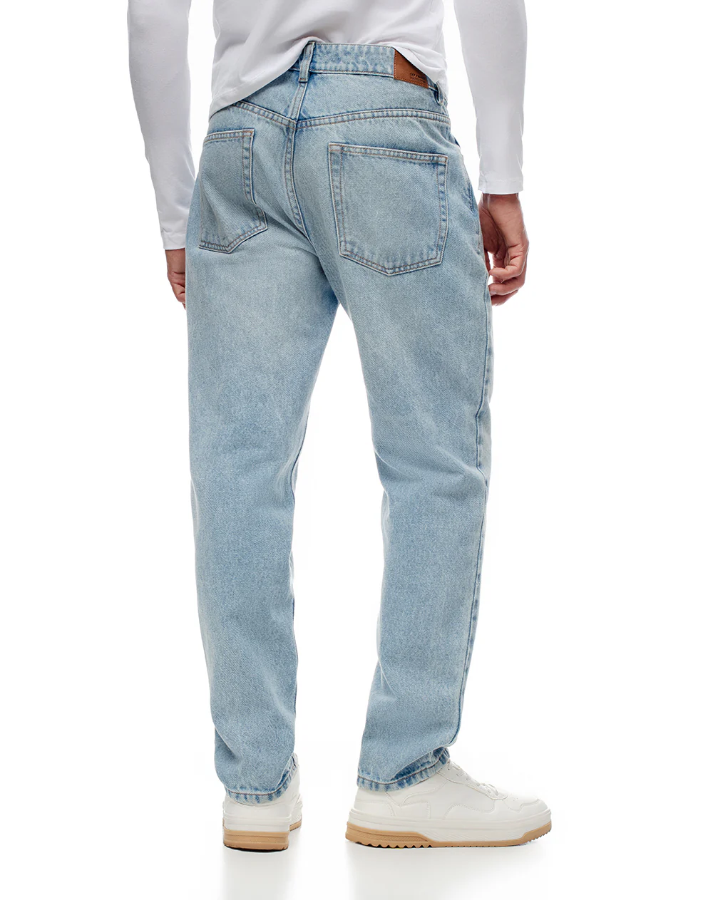Jean tappered  índigo claro hombre - Image 2
