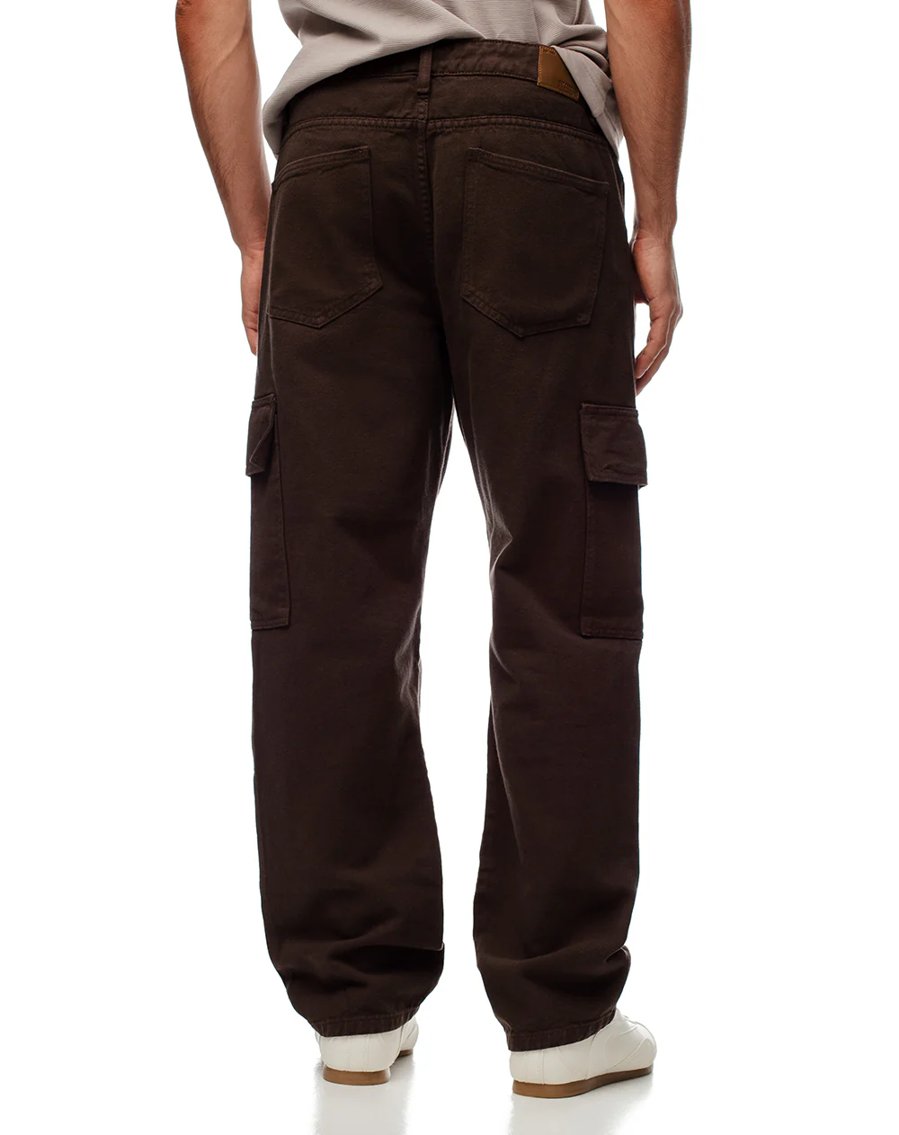 Jean cargo recto chocolate hombre - Image 2