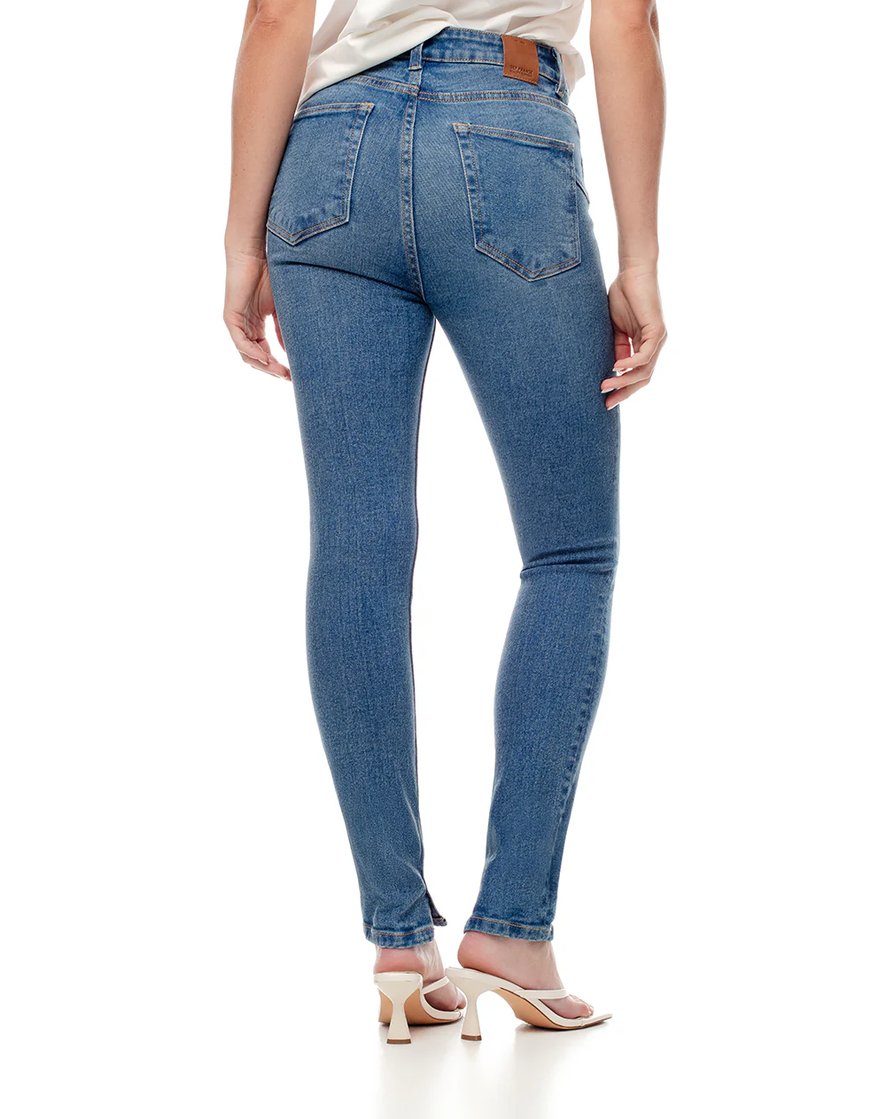 Jean súper skinny push up índigo medio mujer - Image 2