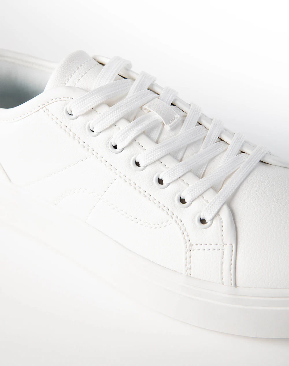 Tenis casuales blancos mujer - Image 3
