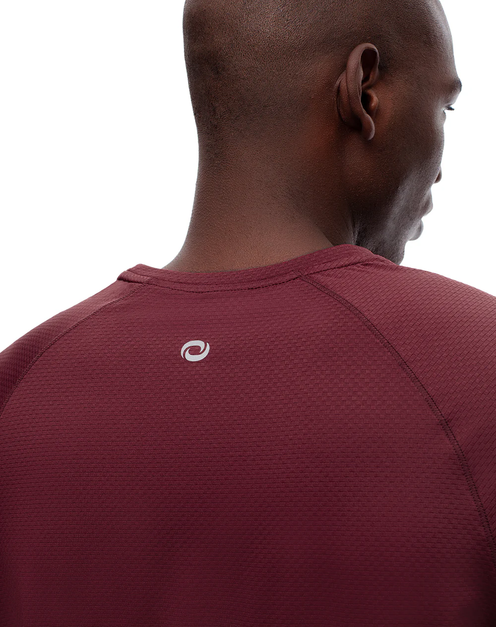 Camiseta deportiva control humedad vinotinto hombre - Image 5