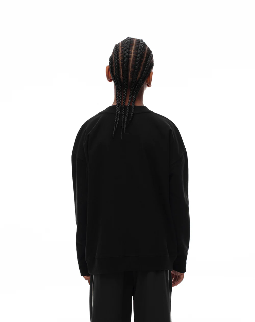 Buzo regular negro estampado niño - Image 2