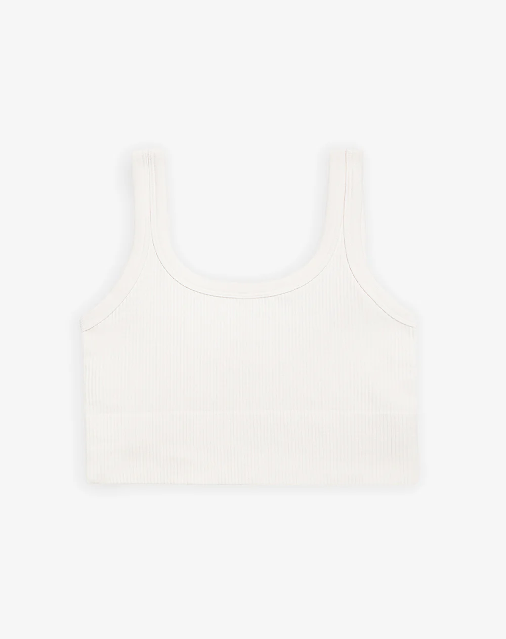 Crop top deportivo seamless blanco mujer - Image 5