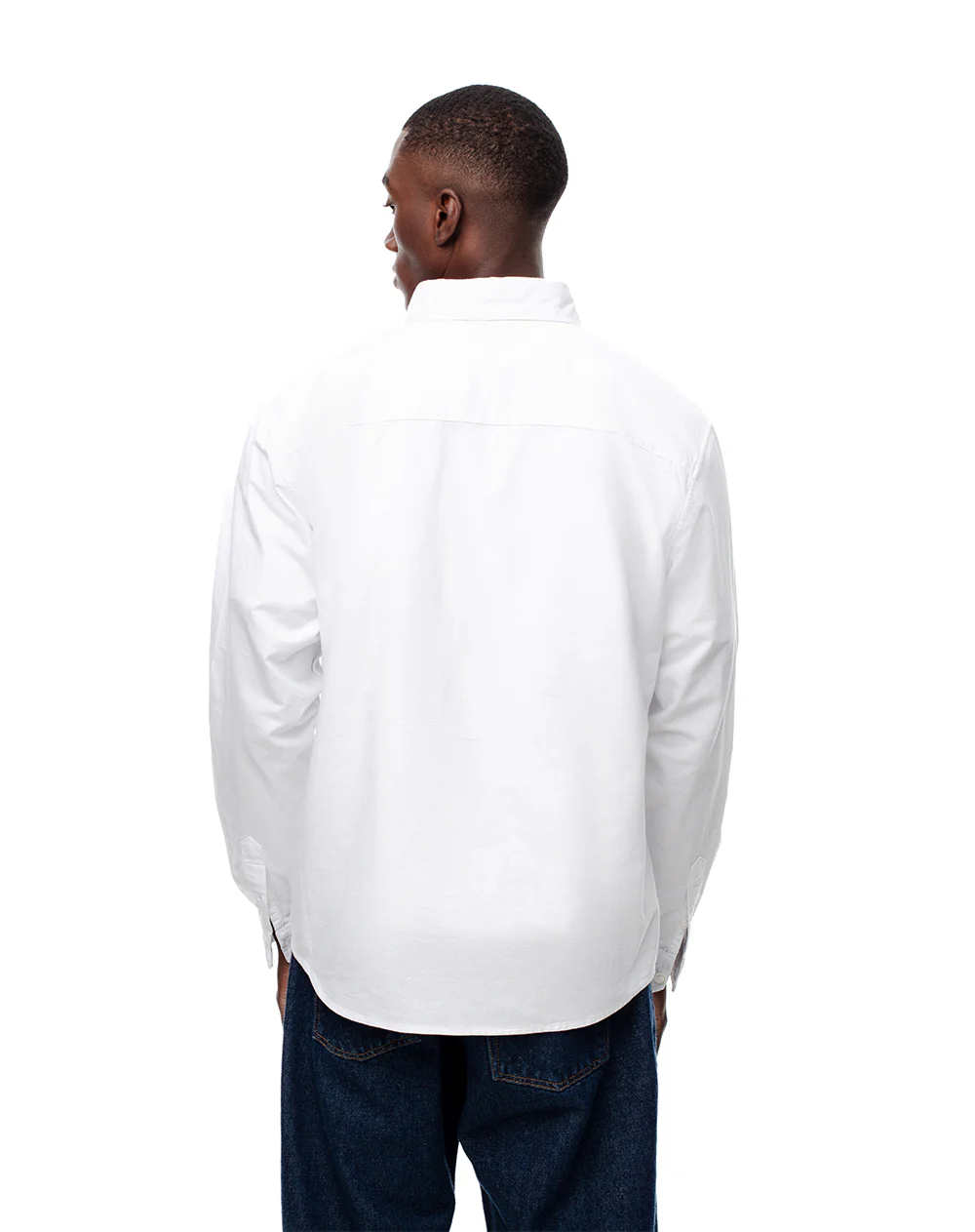 Camisa manga larga regular algodón blanca hombre - Image 2