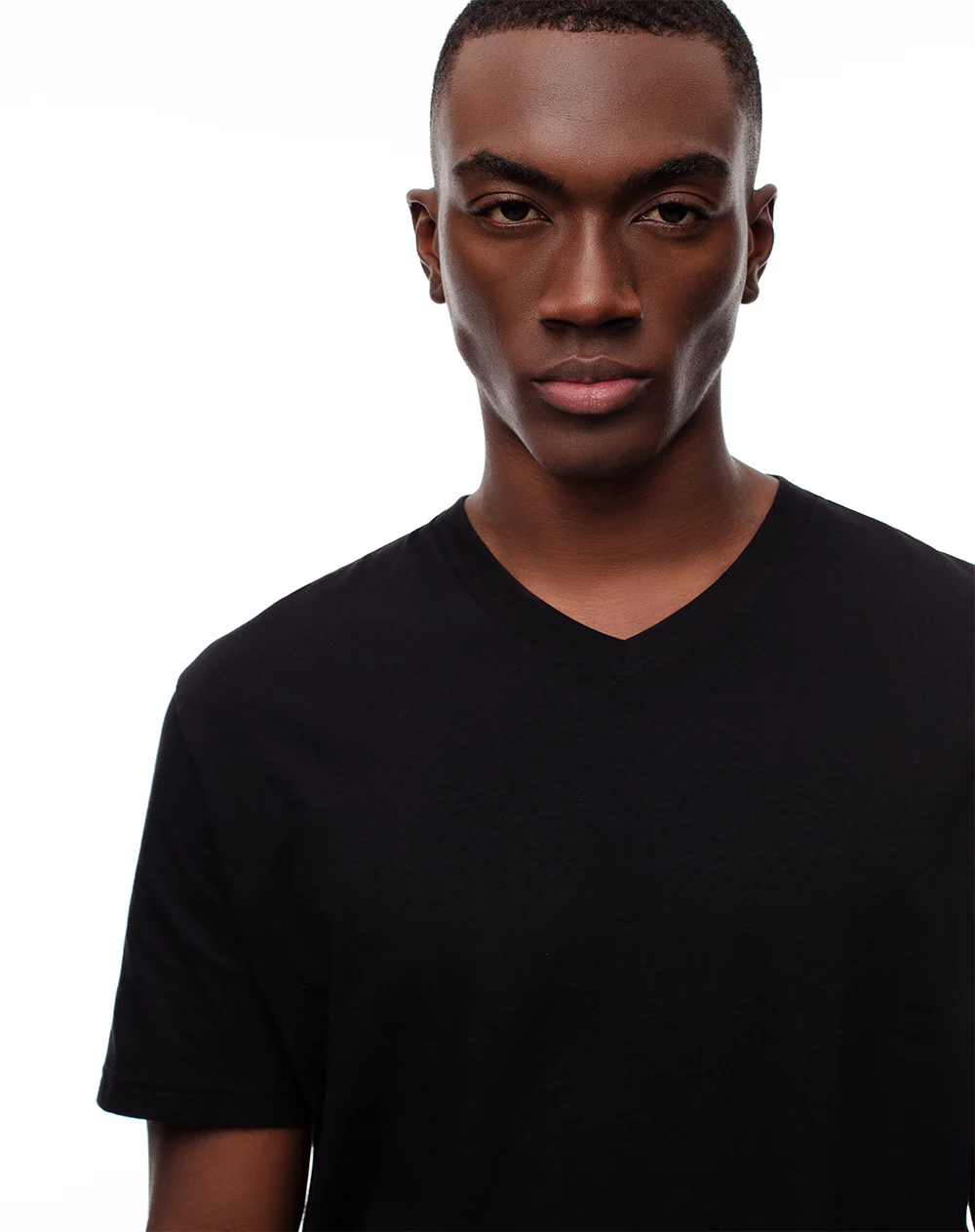 Camiseta relax algodón negra hombre - Image 4