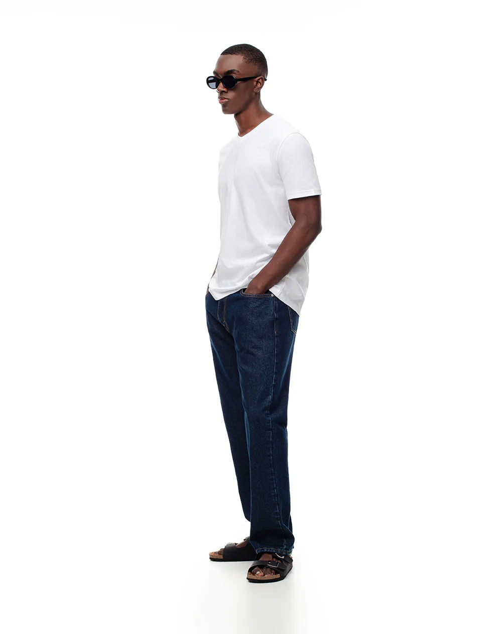Camiseta relax algodón blanca hombre - Image 5