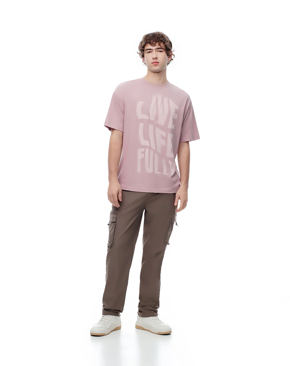 Camiseta regular algodón palo rosa estampada hombre - Image 5