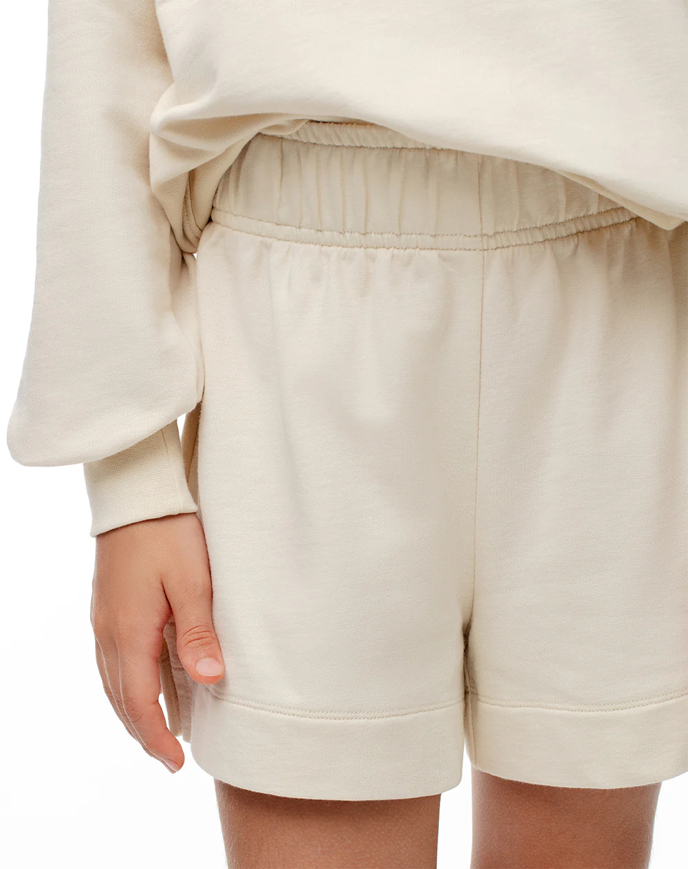 Short algodón crema niña - Image 4