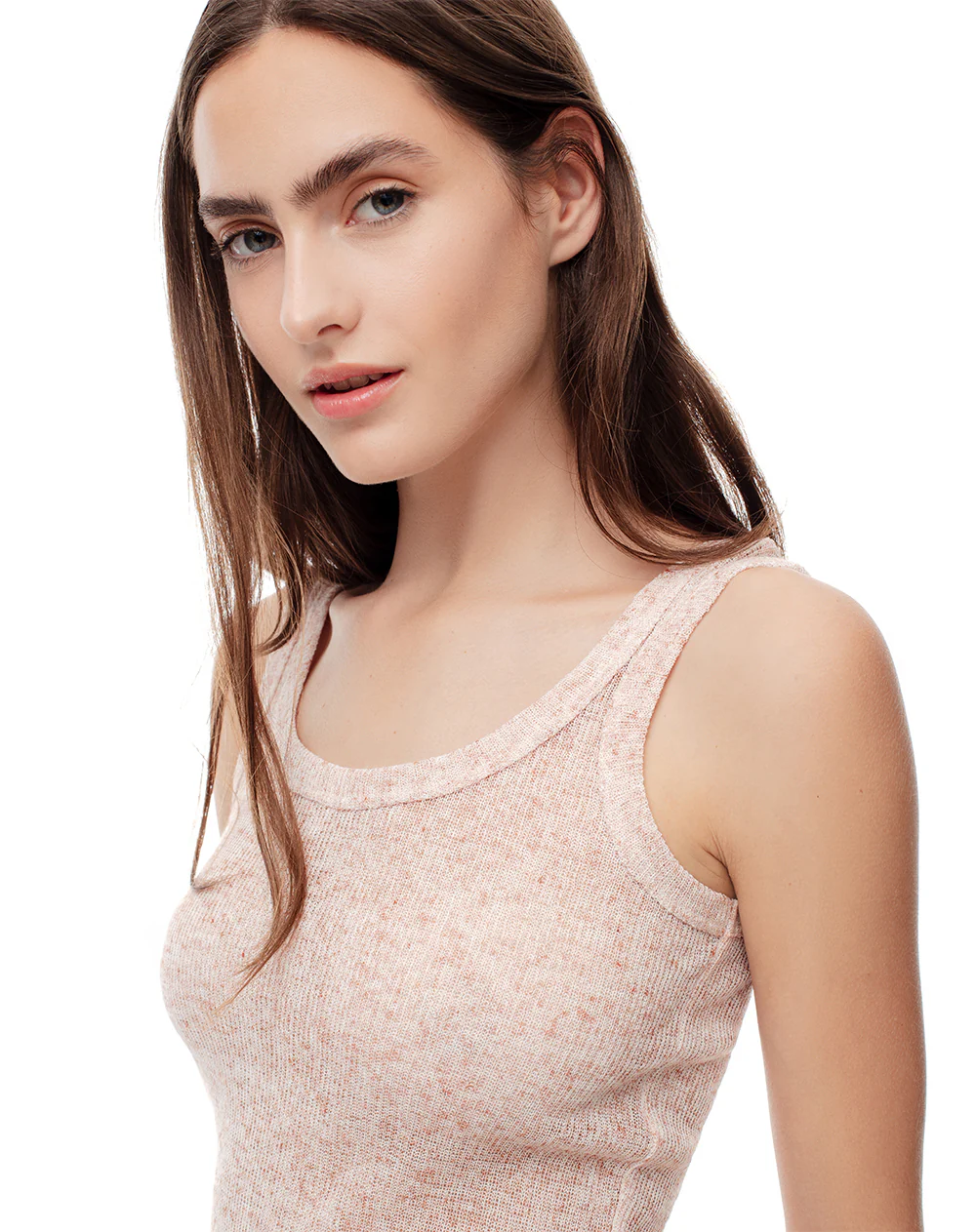 Camiseta esqueleto slim tranparencia crema mujer - Image 4