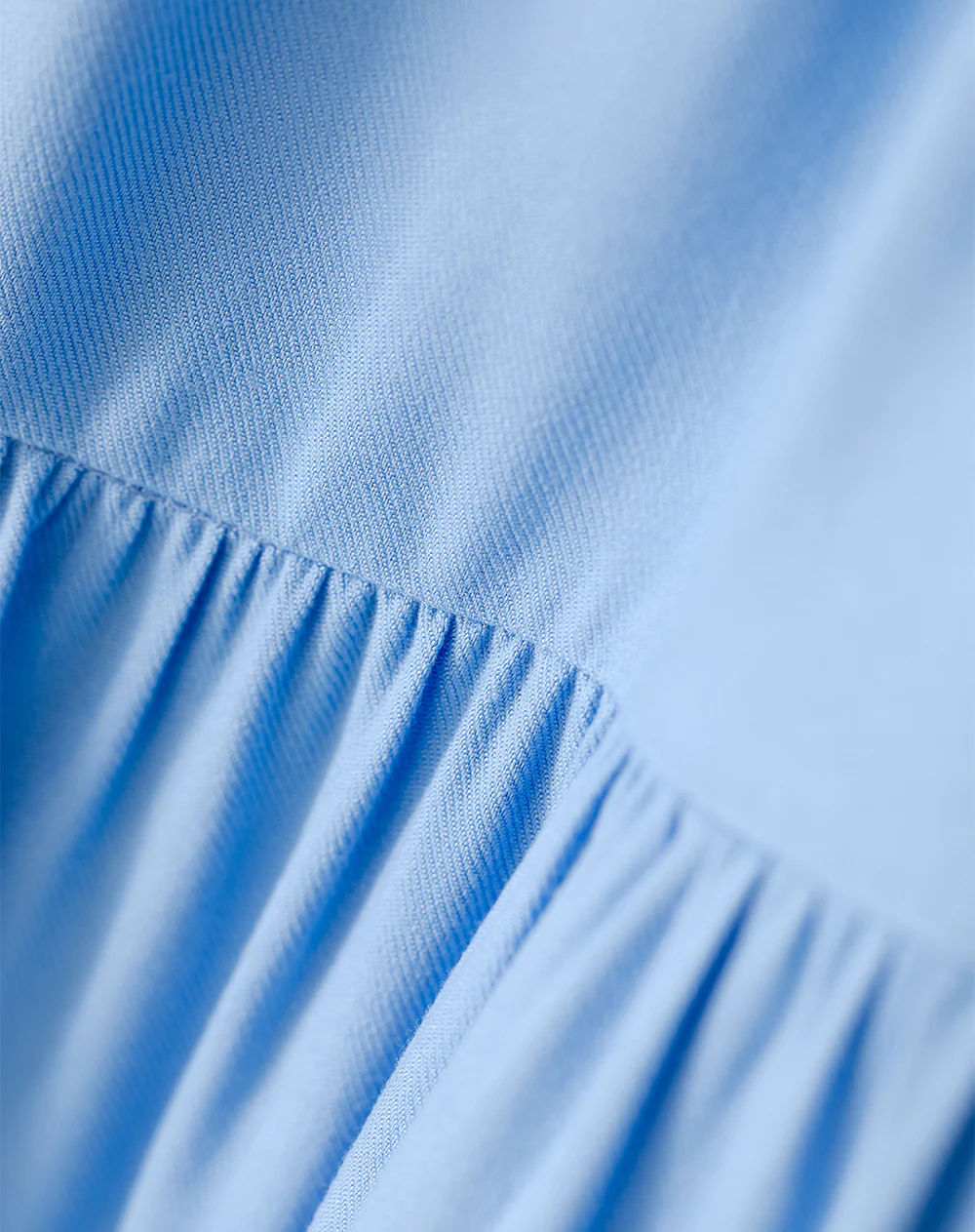 Vestido holgado azul niña - Image 7