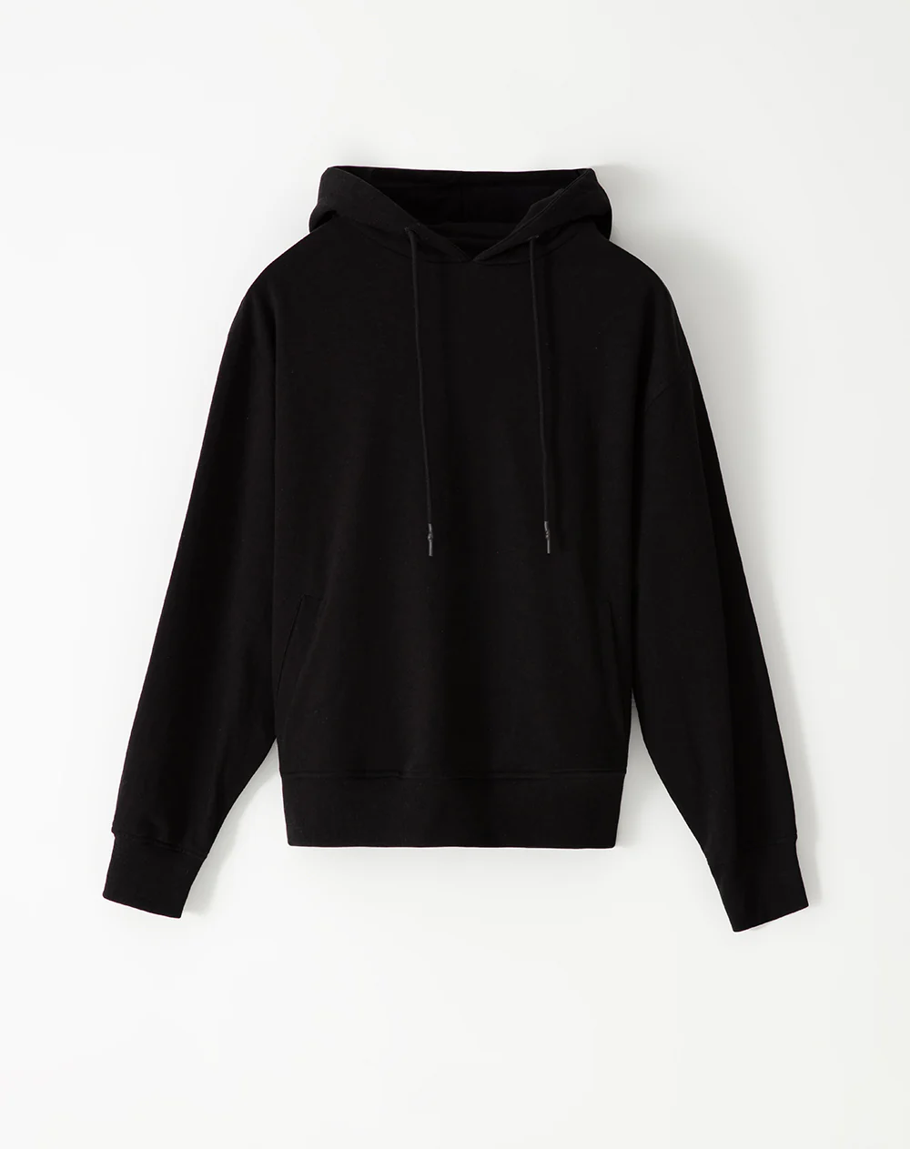 Buzo relax tipo hoddie algodón negro hombre - Image 5