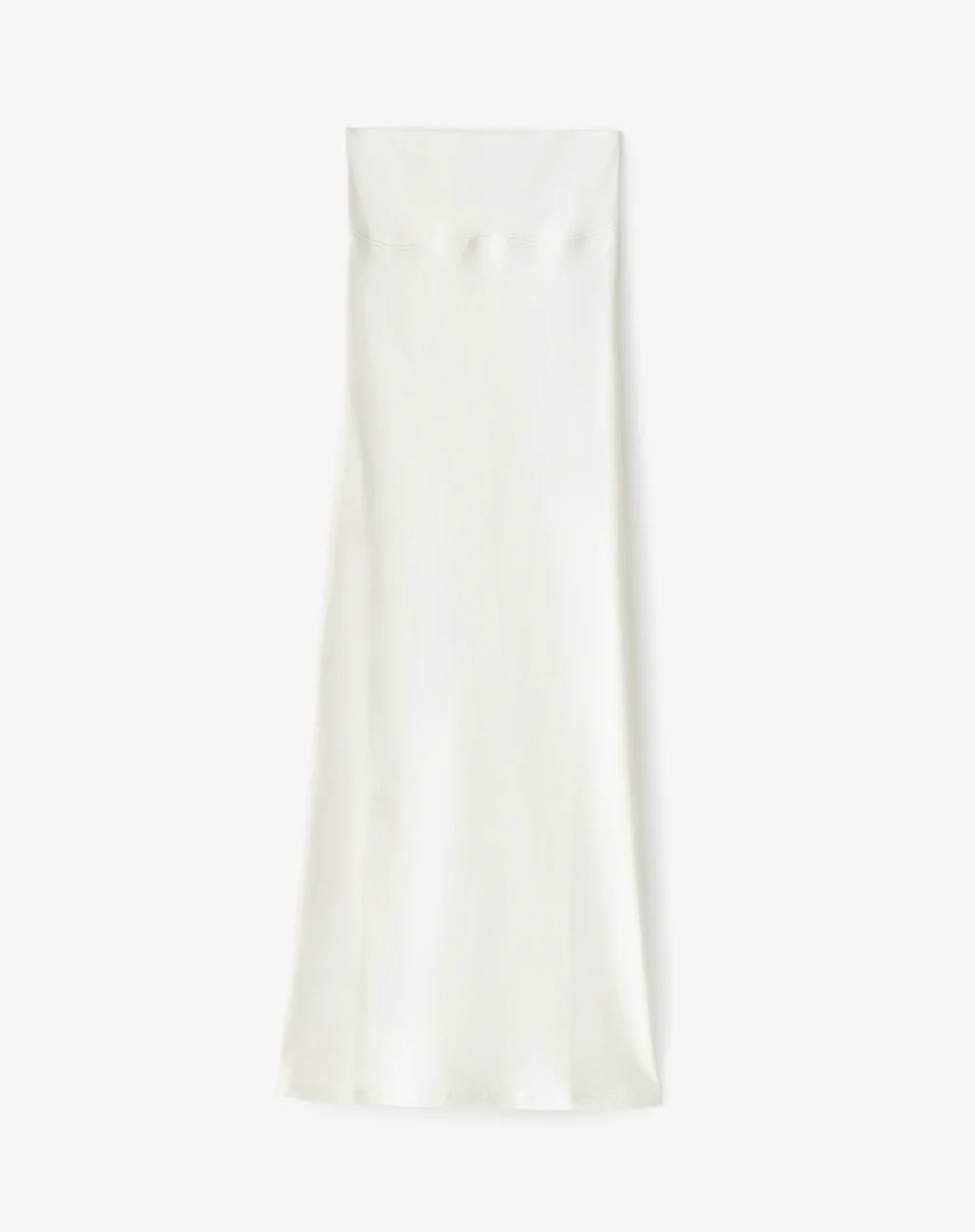 Vestido midi strapless habano mujer - Image 5