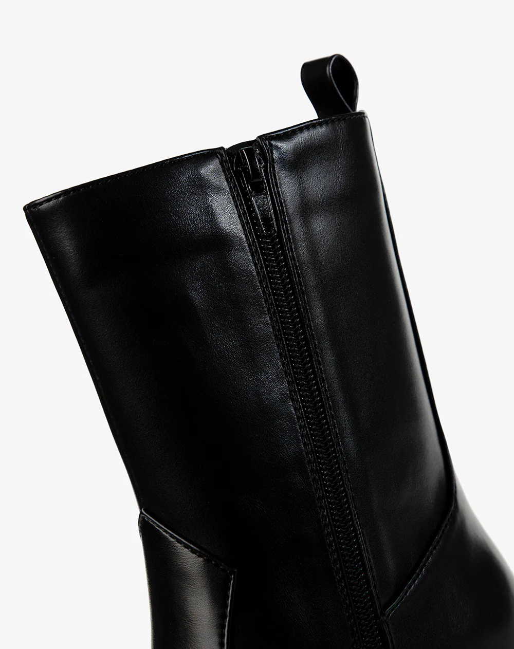 Botas tipo western tacón medio negras mujer - Image 4