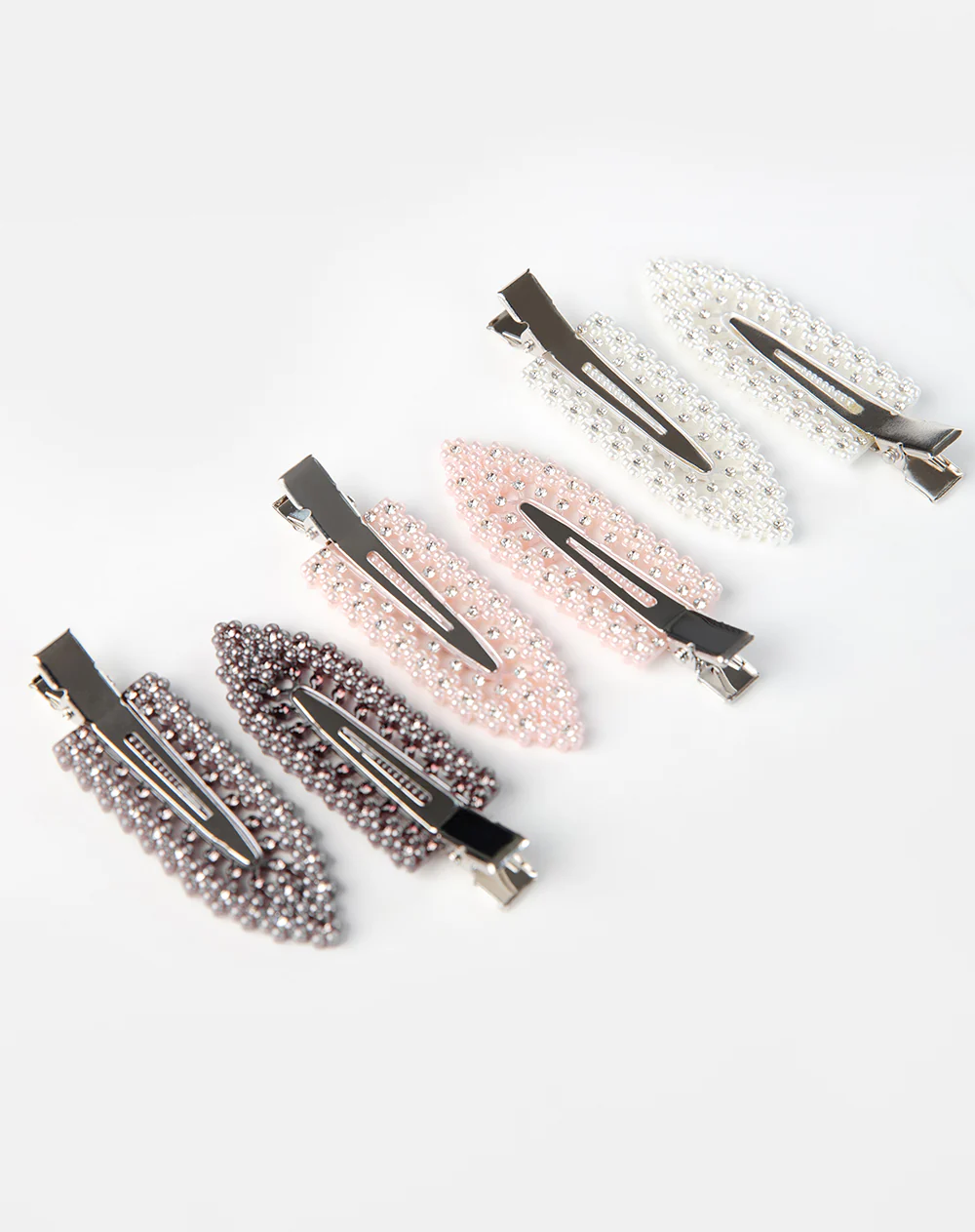 Set de ganchos para el cabello x6unds surtido