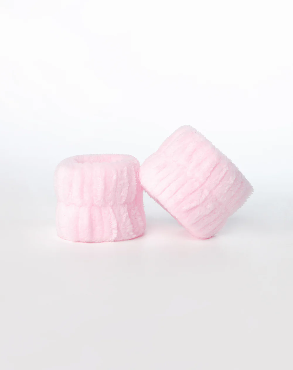 Muñequeras absorbentes felpa suave rosa - Image 2
