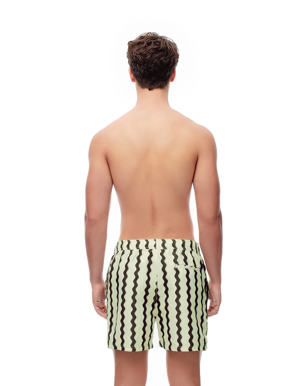 Pantaloneta de baño rayas hombre - Image 2