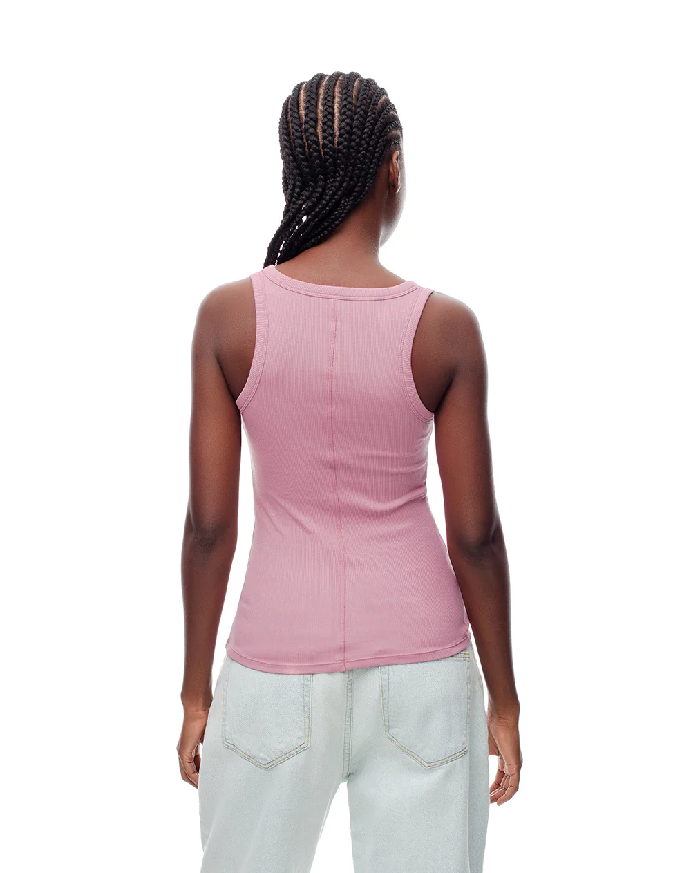 Camiseta esqueleto slim algodón rosa mujer - Image 2