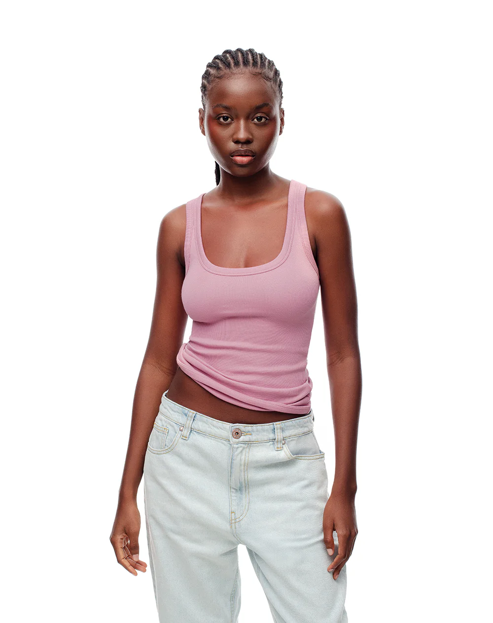 Camiseta esqueleto slim algodón rosa mujer - Image 3