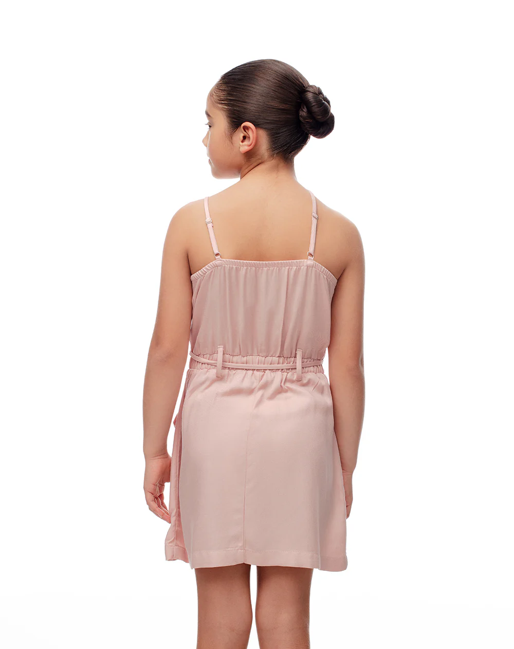 Vestido corto rosado niña - Image 2