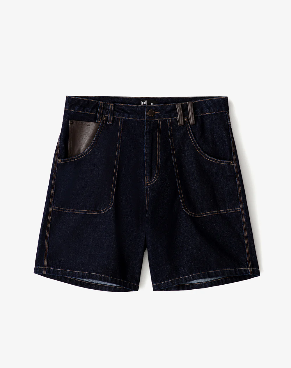 Bermuda regular índigo oscuro hombre - Image 6