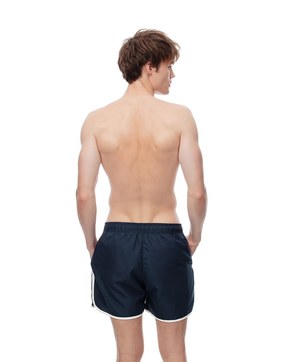 Pantaloneta de baño azul hombre - Image 2