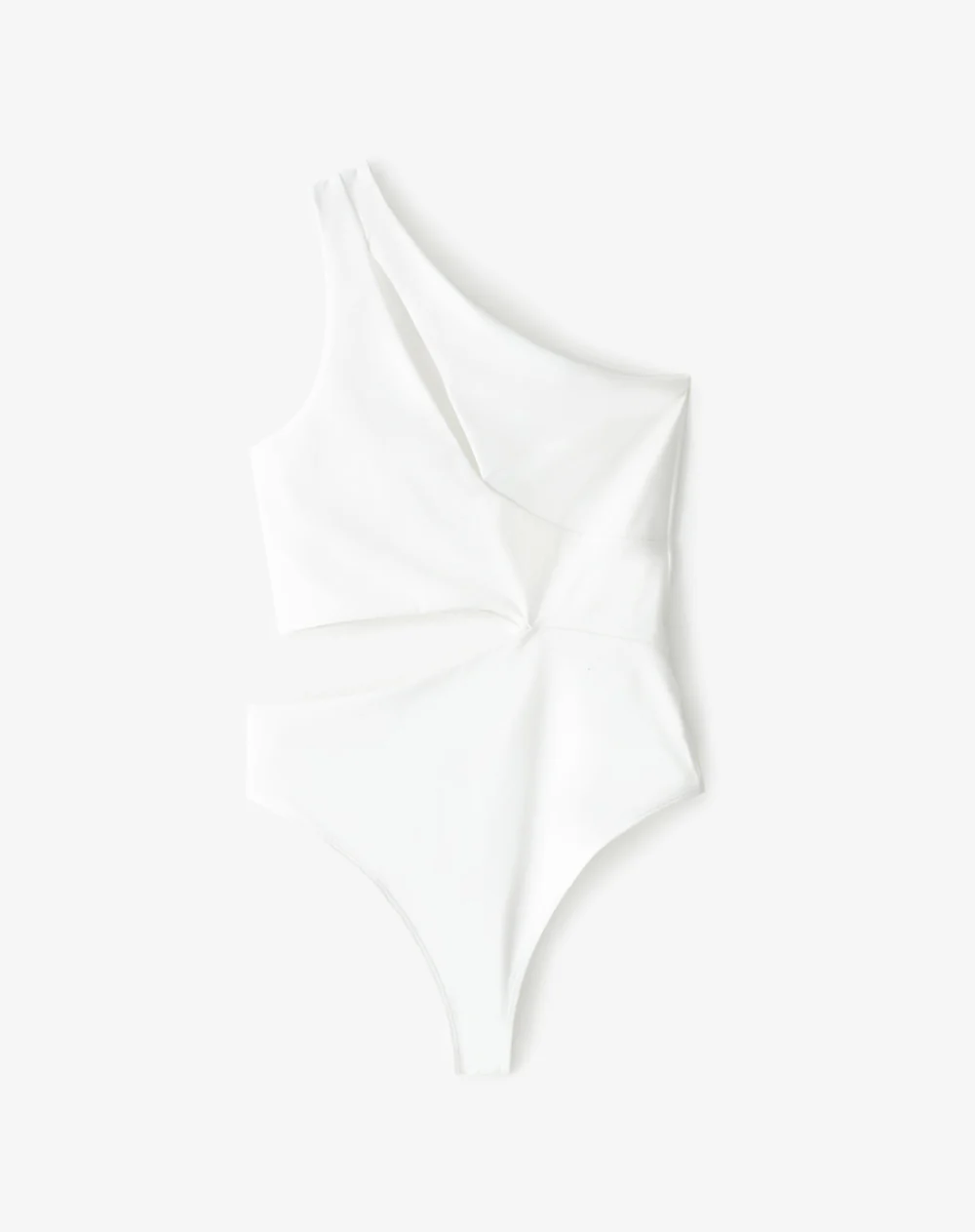 Body asimétrico cut out blanco mujer - Image 7