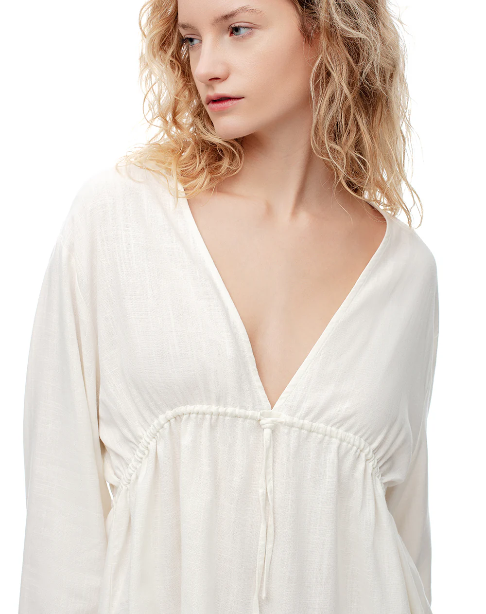 Blusa manga larga holgada habana mujer - Image 3