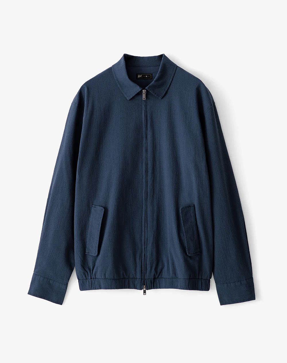 Chaqueta tipo bomber regular azul hombre - Image 7