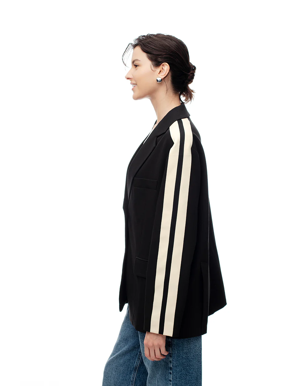 Blazer oversize negro mujer - Image 5