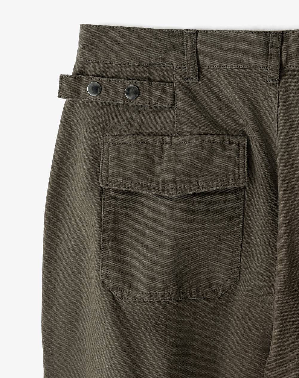 Pantalón cargo recto algodón verde hombre - Image 12