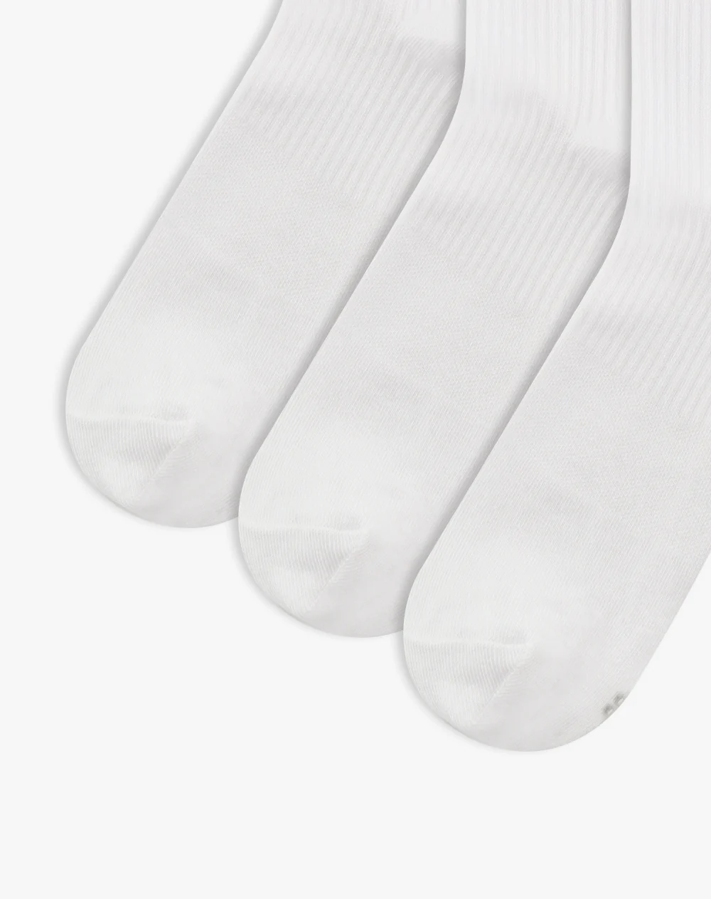 Medias hombre largas pack x3 blancas - Image 3