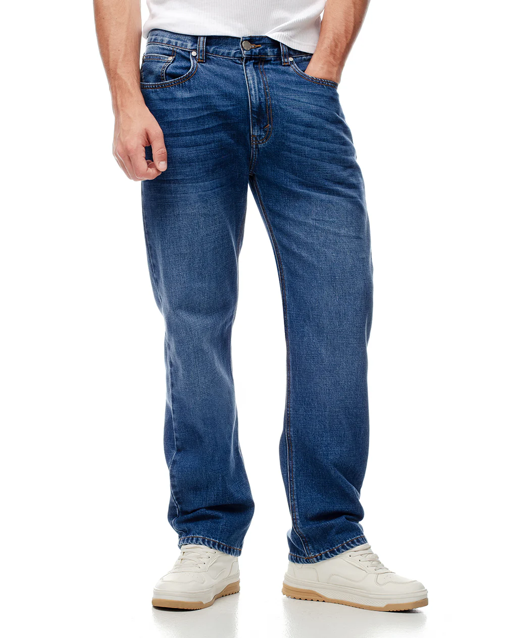 Jean regular índigo medio hombre - Image 4