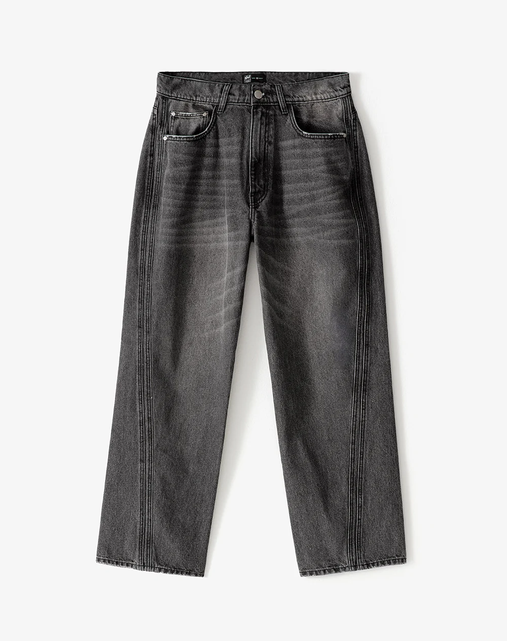 Jean oversize algodón negro hombre - Image 7